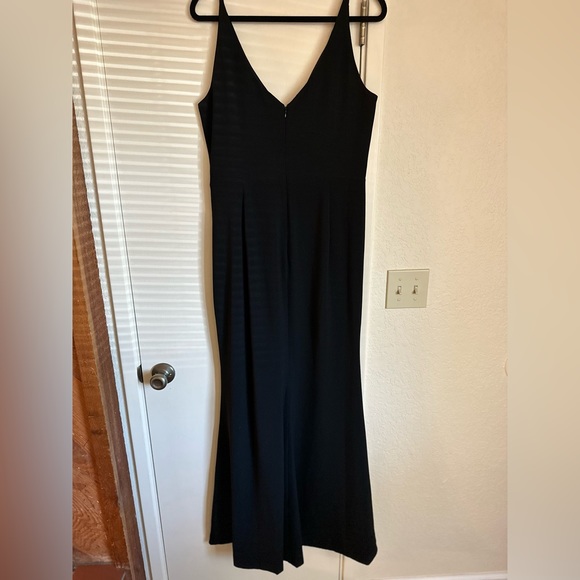 Black Dress the Population Ruched Side Slit Gown XXL - Picture 6 of 8